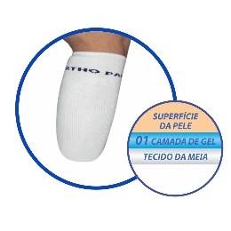 MEIA UNIVERSAL COM GEL PARA AMPUTAÇÃO TRANSTIBIAL
