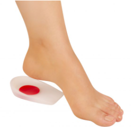 CALCANHEIRA SILISPORTE COM PONTO VERMELHO