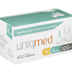 AGULHAS PARA CANETA DE INSULINA 4MMX32G