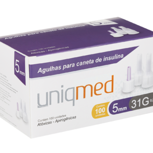 AGULHAS PARA CANETA DE INSULINA 5MMX31G