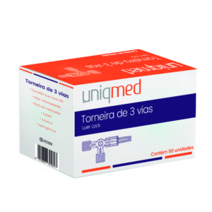 TORNEIRA DE 3 VIAS UNIQMED